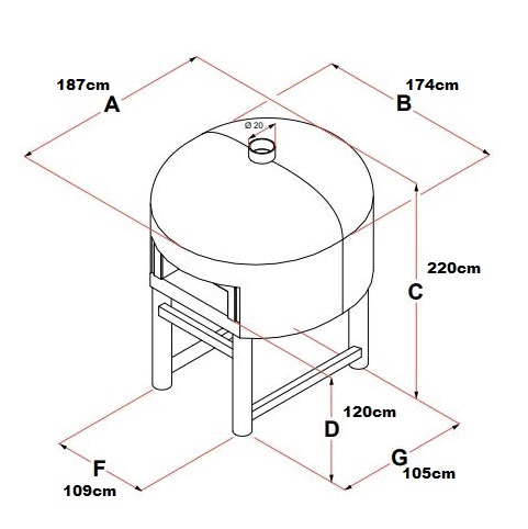 Four Pizza Statique Mixte Gaz Et Bois Pizzas Mam Forni