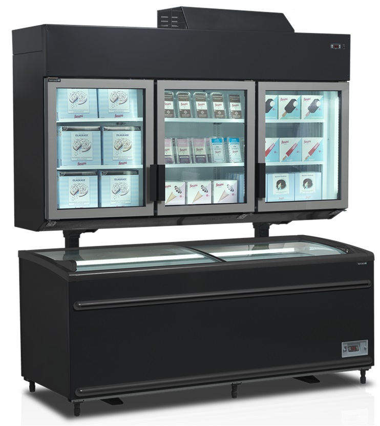 frigo mural de supermarch&eacute; 3 portes