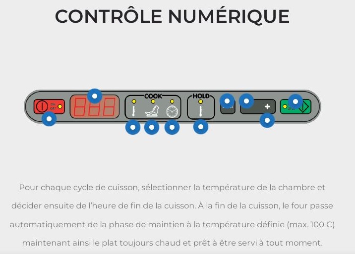  Spidocook four electrique basse temp&eacute;rature