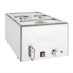 Bain-marie avec robinet et bacs