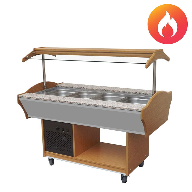 buffet bain marie chauffant