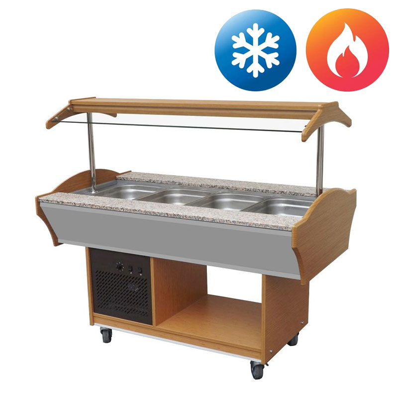 buffet bain-marie double fonction (chaud froid)