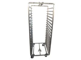 Chariot pour four rotatif 800x1000 inox 430