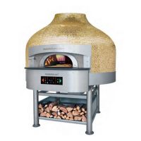 Four à Pizza Gaz & Bois avec Sole Rotative