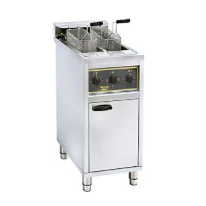 Friteuse électrique sur coffre - 2 cuves 2 x 10 L