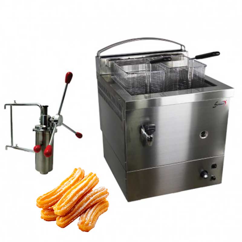 Friteuse foraine gaz 10 L + doseur à chichis