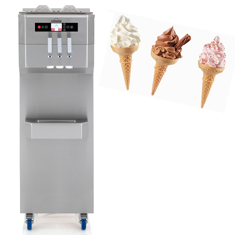 Machine à glaceSOFT et yaourt glacé - CARPIGIANI - Restauration  professionnelle - XVL 3 steel 