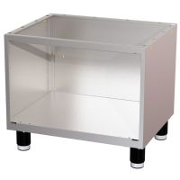 Meuble support inox 660 mm (sans portes)