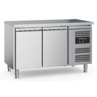 Table réfrigérée positive en Inox - 2 portes