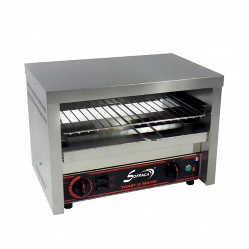 Toaster multifonctions avec régulateur + salamandre 1 étage - 1800 W